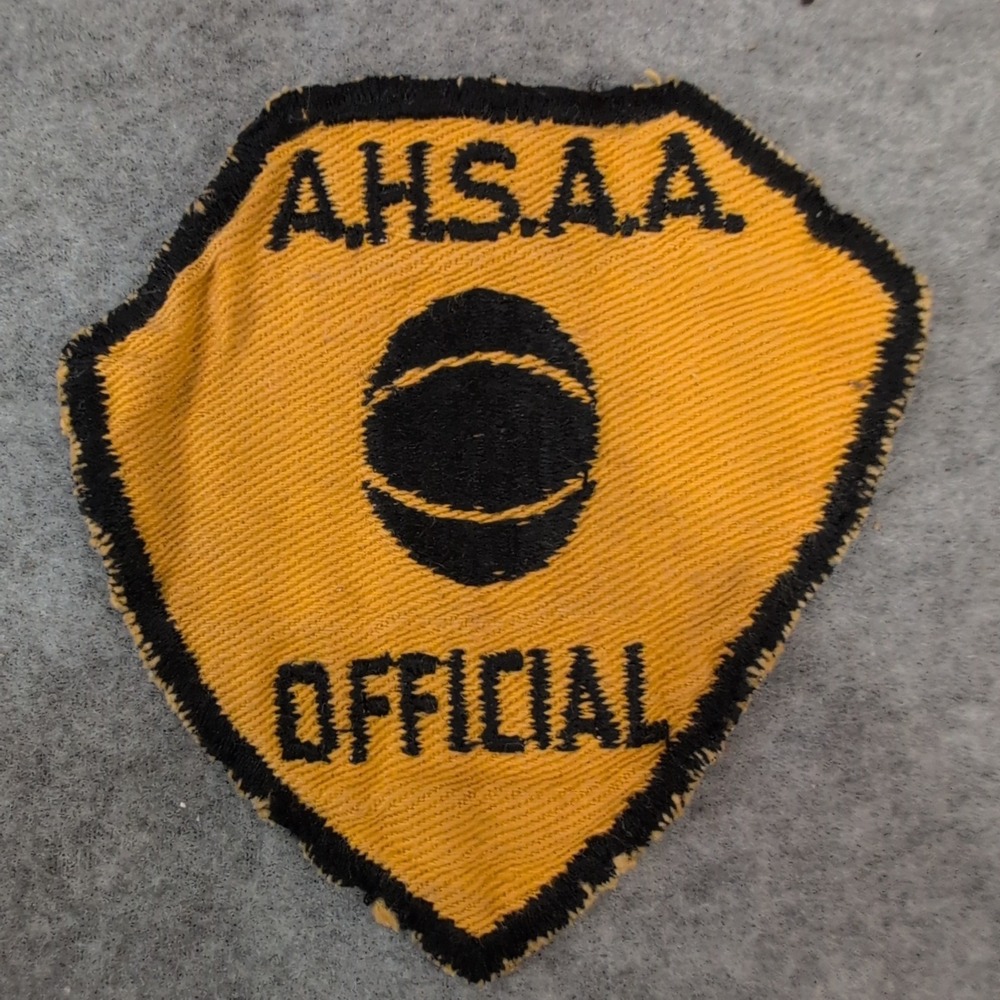 1950-60's VTG Official AHSAA Alabama High School Athletic Association Ref Patch - Picture 1 of 3